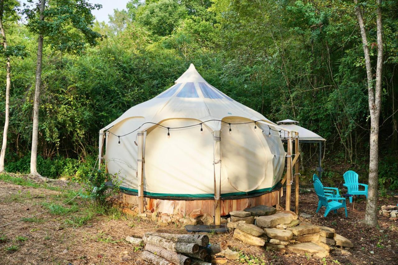 The Pisces-A Stargazing, Luxury Glamping Tent Rogersville Bagian luar foto