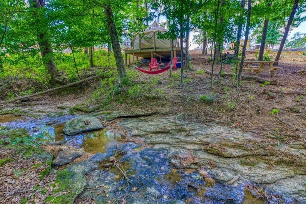 The Pisces-A Stargazing, Luxury Glamping Tent Rogersville Bagian luar foto