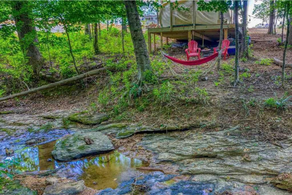 The Pisces-A Stargazing, Luxury Glamping Tent Rogersville Bagian luar foto