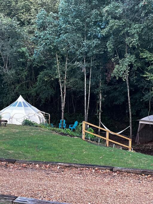 The Pisces-A Stargazing, Luxury Glamping Tent Rogersville Bagian luar foto